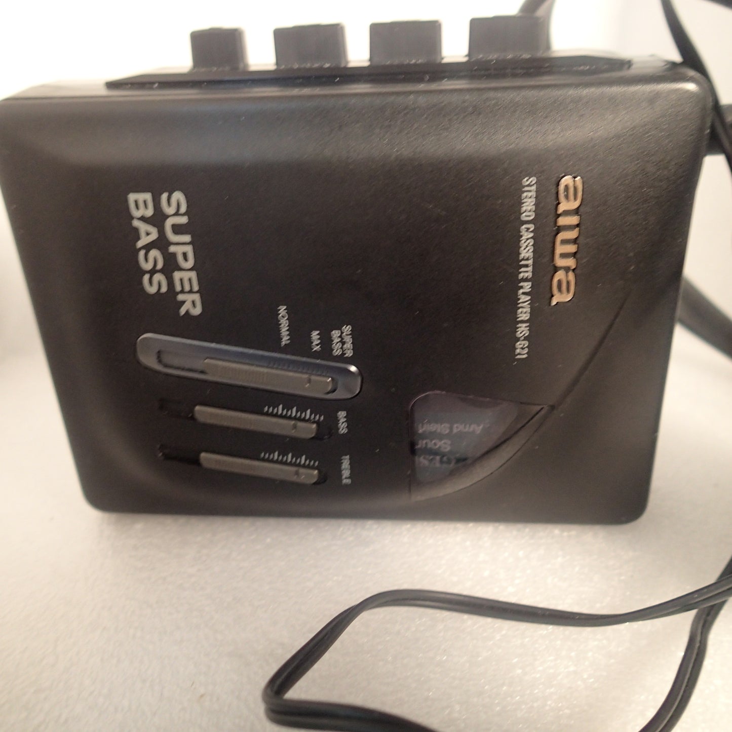 AIWA HS-G21 Portable Stereo Cassette Player Kassettenspieler Super Bass