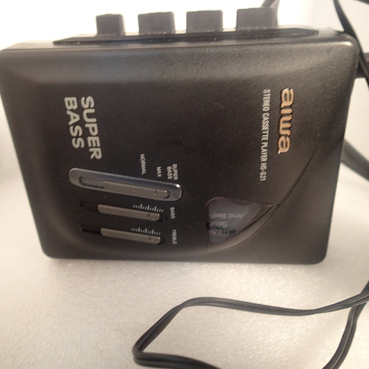AIWA HS-G21 Portable Stereo Cassette Player Kassettenspieler Super Bass