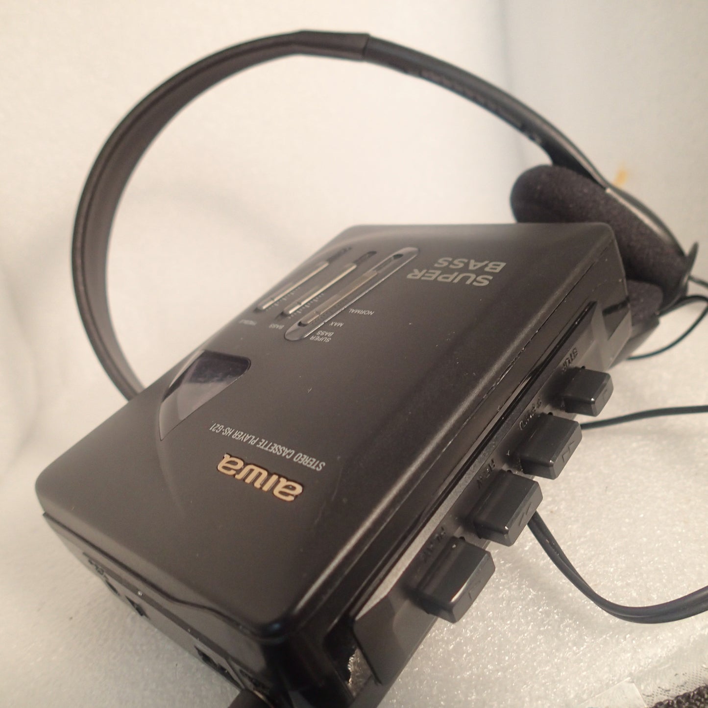 AIWA HS-G21 Portable Stereo Cassette Player Kassettenspieler Super Bass