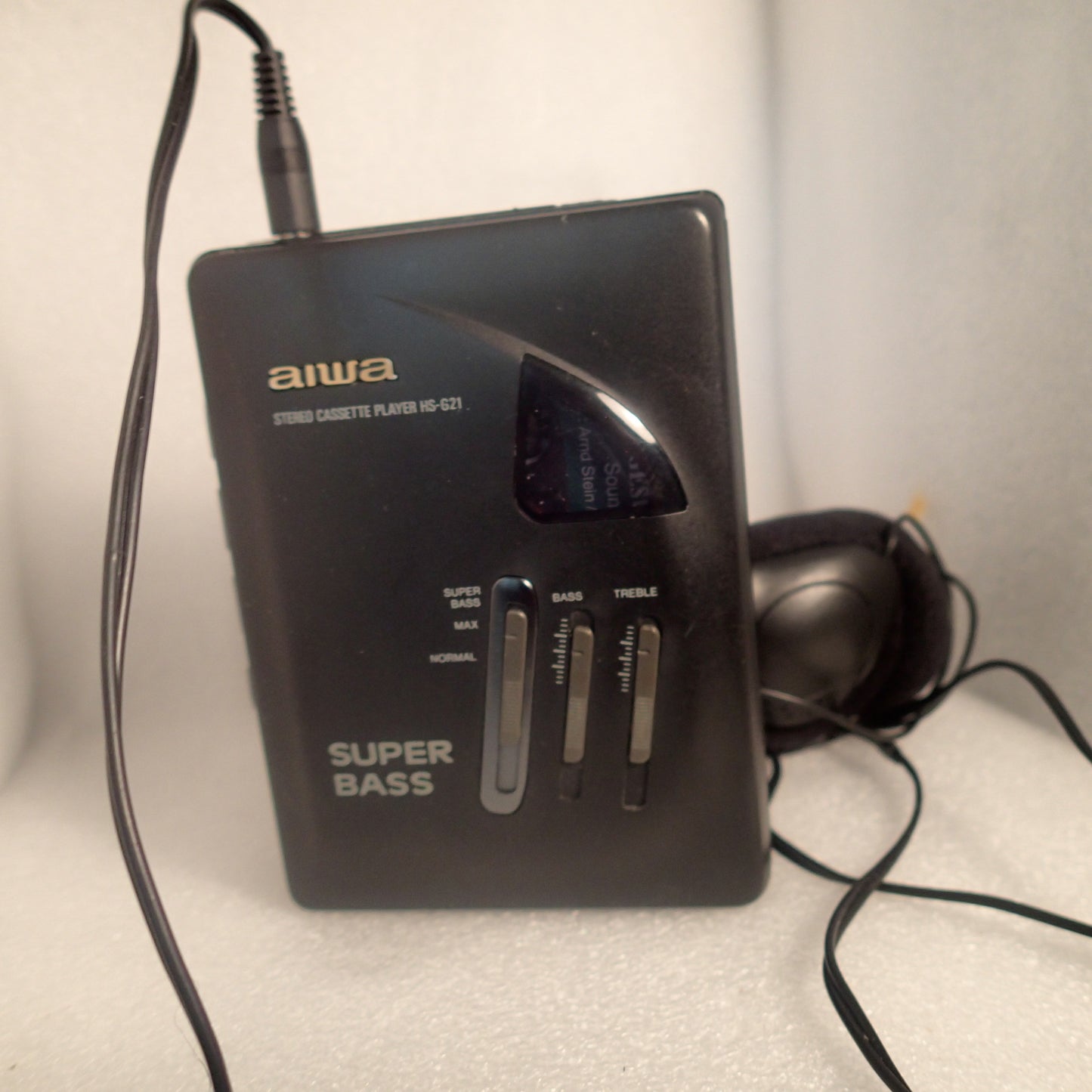 AIWA HS-G21 Portable Stereo Cassette Player Kassettenspieler Super Bass
